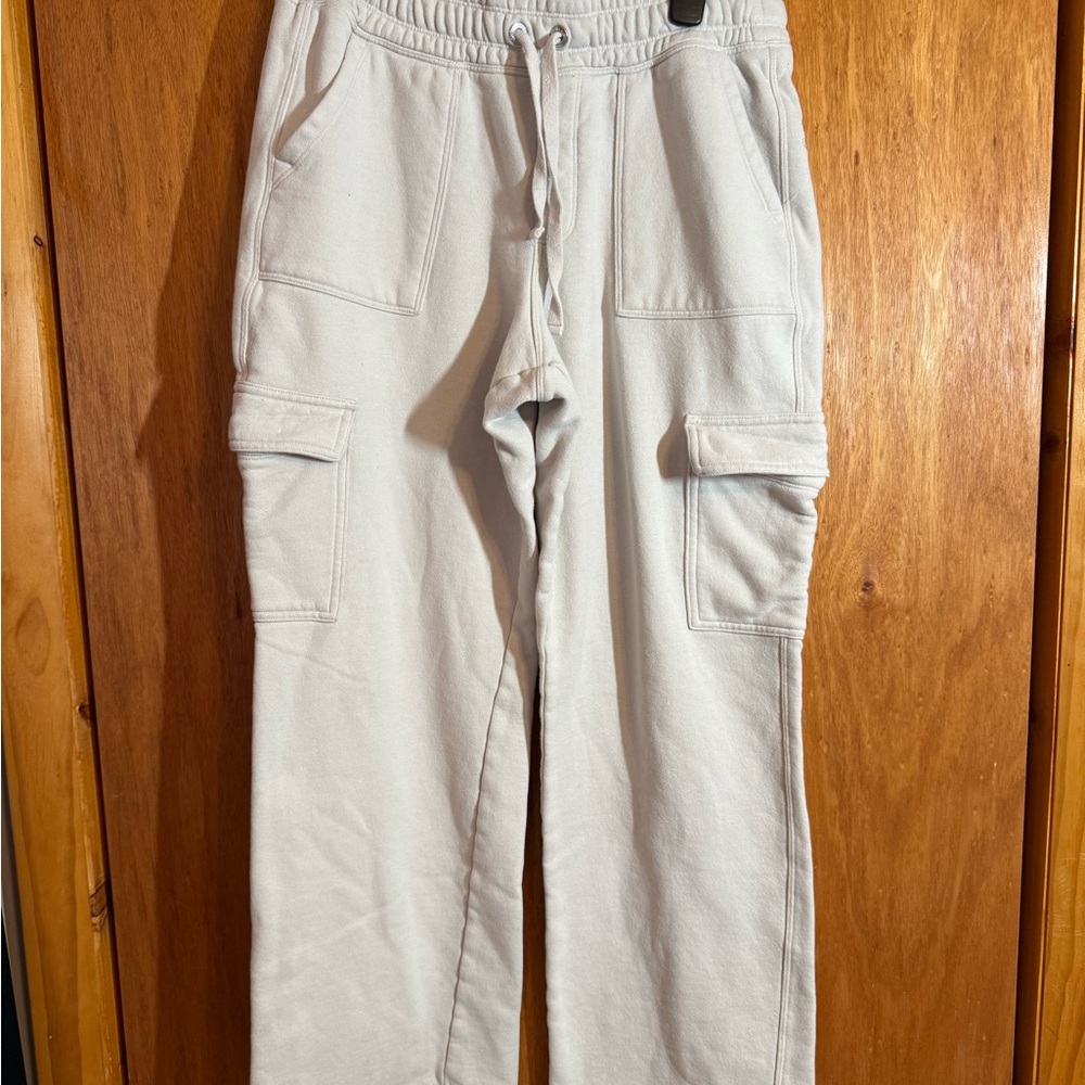 Calvin Klein Light Gray Cargo Sweatpants